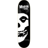 Zero x Misfits Fiend Skull Skateboard Deck - Right 8.25"