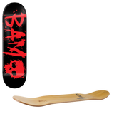 Zero x Bam Blood Skateboard Deck - Black 8.5"